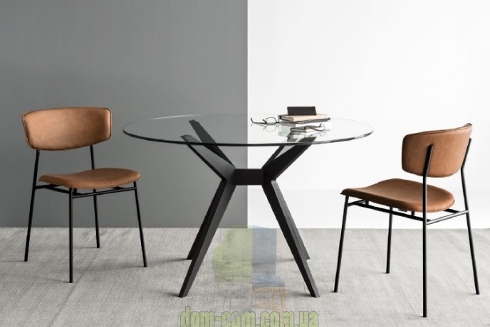 Стул на тонком металлическом каркасе Calligaris Fifties CS/1854