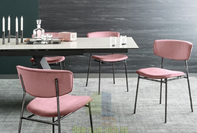 Стул на тонком металлическом каркасе Calligaris Fifties CS/1854
