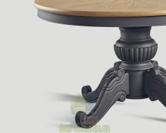 Стол круглый деревянный прованс Dialma Brown DB004855 DB004856