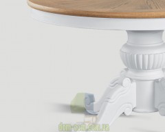 Стол круглый деревянный прованс Dialma Brown DB004855 DB004856