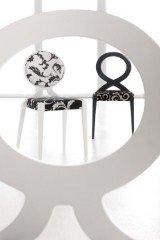 Дизайнерский стул с круглой спинкой  Cizeta Sendy 152  T SE