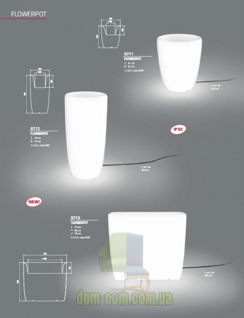 Декоративный светильник Nowodworski Flowerpot 9713
