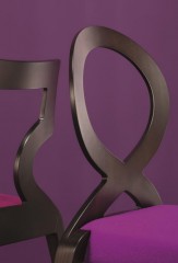 Дизайнерский стул со спинкой в форме петли  Cizeta Sendy 152  ISE OS