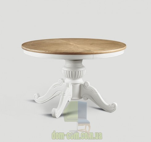 Стол раскладной круглый деревянный прованс Dialma Brown DB004849 DB004850