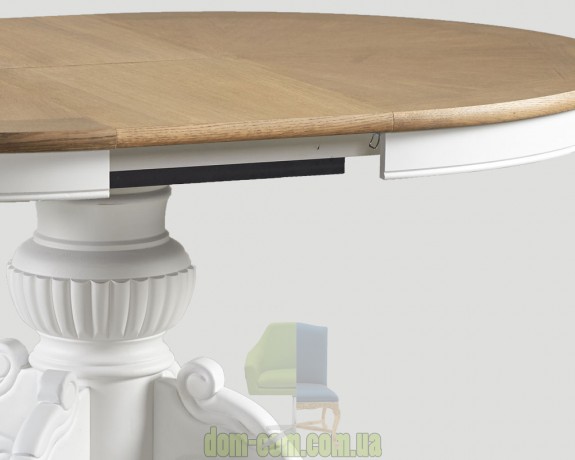 Стол раскладной круглый деревянный прованс Dialma Brown DB004849 DB004850