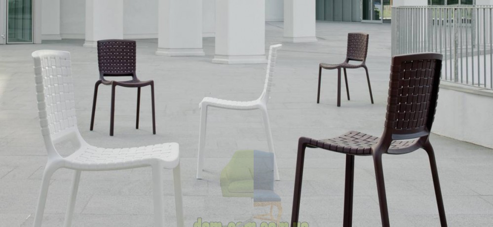 Плетеный пластиковый стул Pedrali Tatami 305