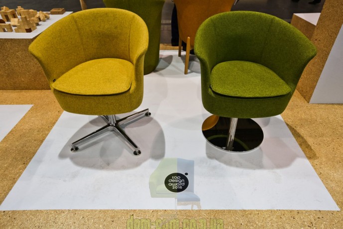 Поворотное дизайнерское кресло Noti Tulli