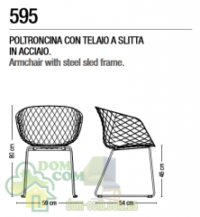 Стул Metalmobil Uni-Ka 595
