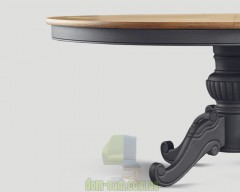Большой обеденный стол с поворотной столешней DB004846 DB004847