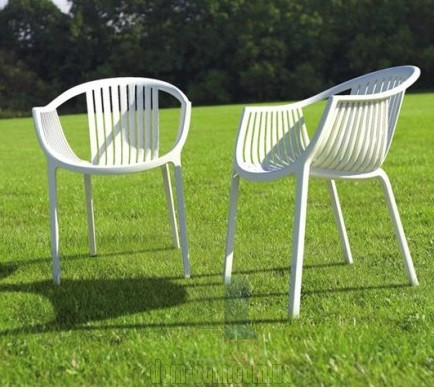 Плетеное пластиковое кресло Pedrali Tatami 306