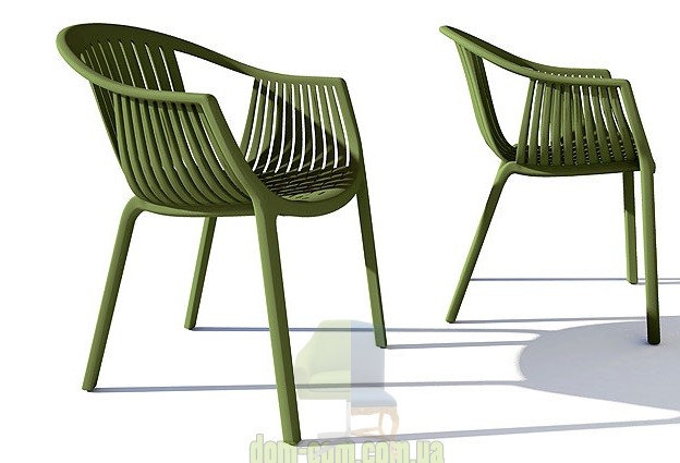 Плетеное пластиковое кресло Pedrali Tatami 306