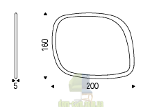 Зеркало Cattelan Italia Janeiro Magnum