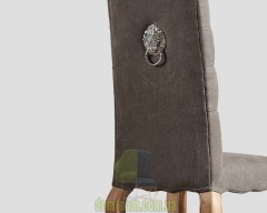 Мягкий стул с высокой спинкой и утяжками Dialma Brown DB003704