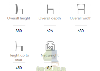 Дизайнерский стул Fameg Arcos A-1403
