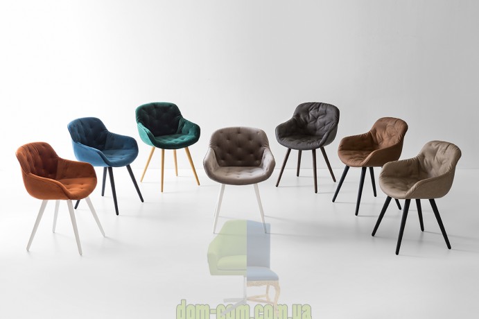 Современное кресло с утяжками Calligaris Igloo CS/1841