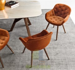 Современное кресло с утяжками Calligaris Igloo CS/1841