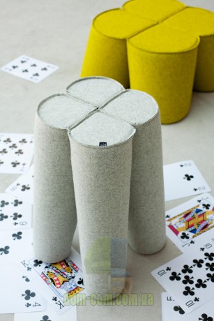 Мягкий табурет-стол Noti Trefle