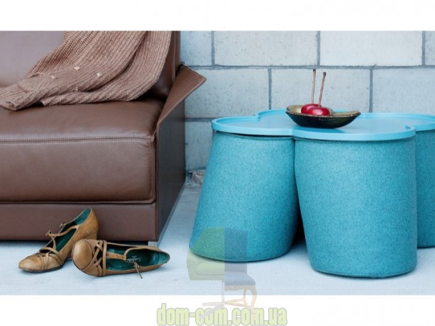 Мягкий табурет-стол Noti Trefle