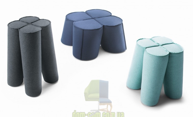 Мягкий табурет-стол Noti Trefle