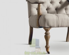 Кресло с утяжками в цвете экрю Dialma Brown DB001843