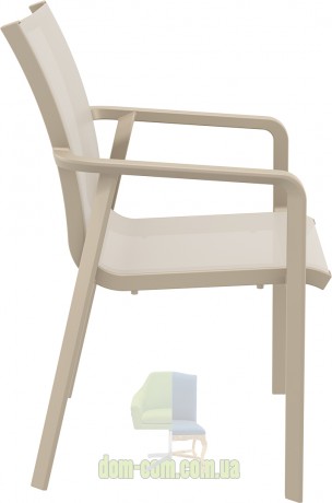 Удобный стул для улицы Pacific Siesta 023 бежевый