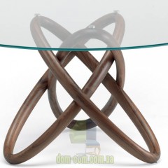 Стол на красивой деревянной ноге Cattelan Carioca