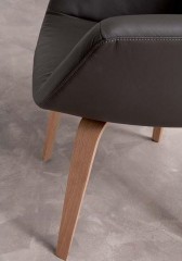 Дизайнерское кожаное кресло Ozzio Italia Eliot