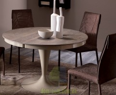 Обеденный раскладной  круглый стол Ozzio Italia Eclips wood
