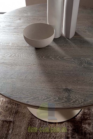 Обеденный раскладной  круглый стол Ozzio Italia Eclips wood