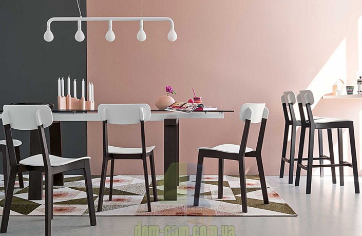 Полубарный деревянный стул Calligaris Cream CS/1376