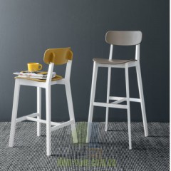 Полубарный деревянный стул Calligaris Cream CS/1376