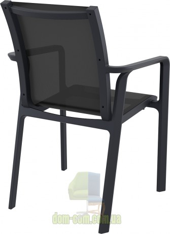 Удобный стул для улицы Pacific Siesta 023 черный