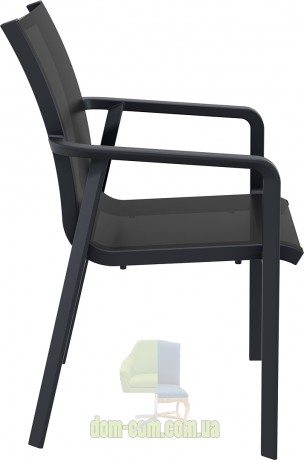 Удобный стул для улицы Pacific Siesta 023 черный