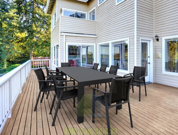 Удобный стул для улицы Pacific Siesta 023 черный