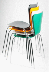 Стул из гнутой фанеры Delta Ivo