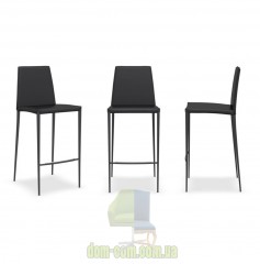 Полубарный стул в регенерированной коже Calligaris Aida CS/1821