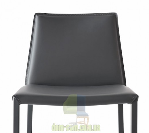 Полубарный стул в регенерированной коже Calligaris Aida CS/1821