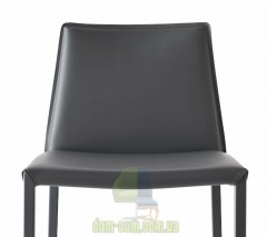 Полубарный стул в регенерированной коже Calligaris Aida CS/1821