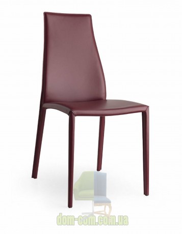 Современный стул в натуральной коже Calligaris Aida plus CS/1484