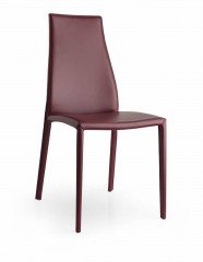 Современный стул в натуральной коже Calligaris Aida plus CS/1484