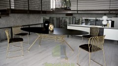 Изящный металлический стул Bontempi Casa Freak Dining