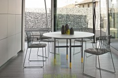 Изящный металлический стул Bontempi Casa Freak Dining