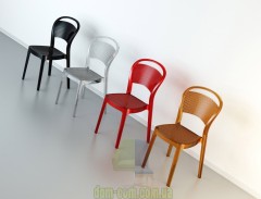 Венский стул из поликарбоната Bee Siesta 021 прозрачный 