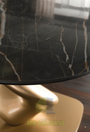 Большой дизайнерский стол на скульптурной ноге Ozzio Italia Liquid Big