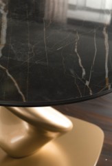 Большой дизайнерский стол на скульптурной ноге Ozzio Italia Liquid Big