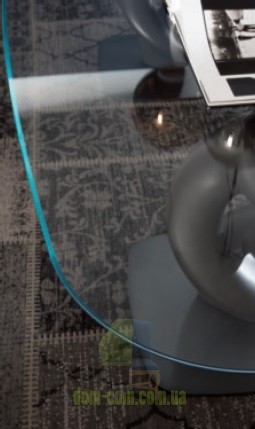 Большой дизайнерский стол на скульптурной ноге Ozzio Italia Liquid Big