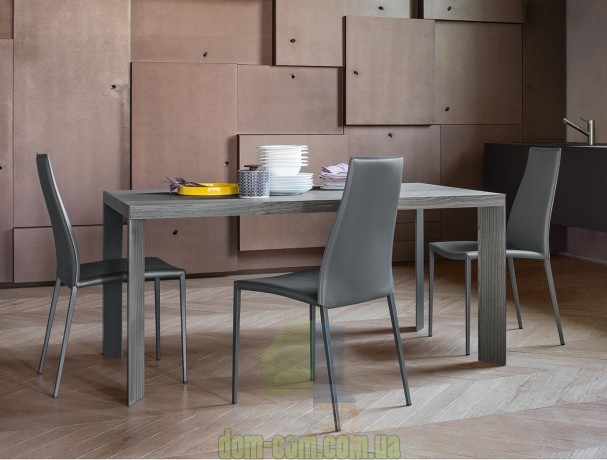 Современный стул в регенерированной коже Calligaris Aida CS1452