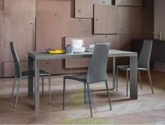 Современный стул в регенерированной коже Calligaris Aida CS1452