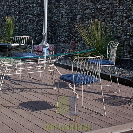 Дизайнерский металлический стул для улицы Bontempi Casa Freak Outdoor