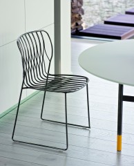 Дизайнерский металлический стул для улицы Bontempi Casa Freak Outdoor